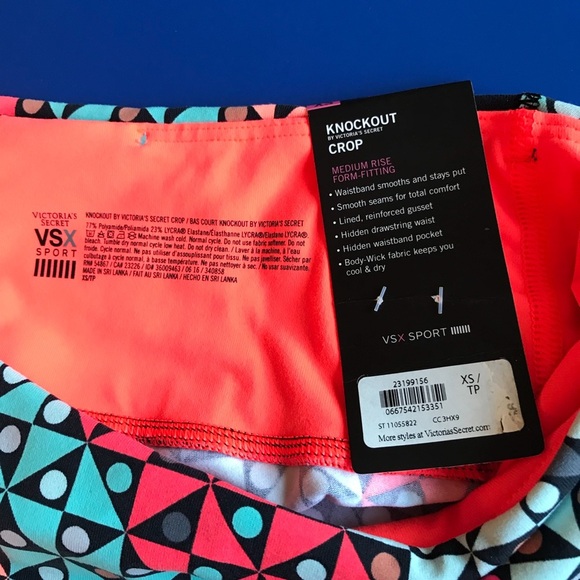 NWT Victoria’s Secret Knockout Sport Crop Pants - Picture 6 of 7